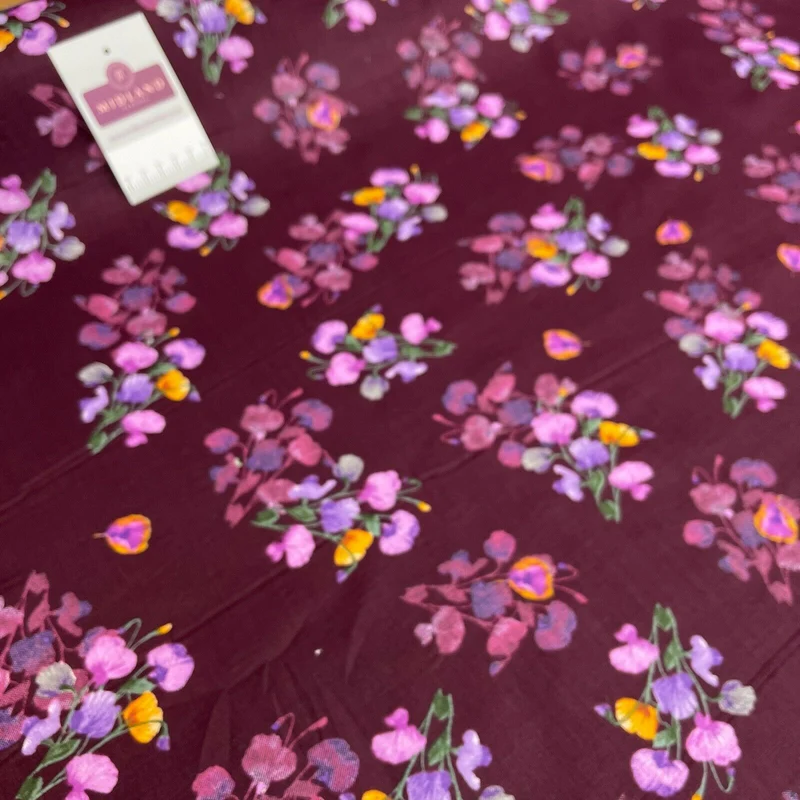 Floral Silky Soft 100% Cotton Lawn Dress Fabric M1558 Mtex