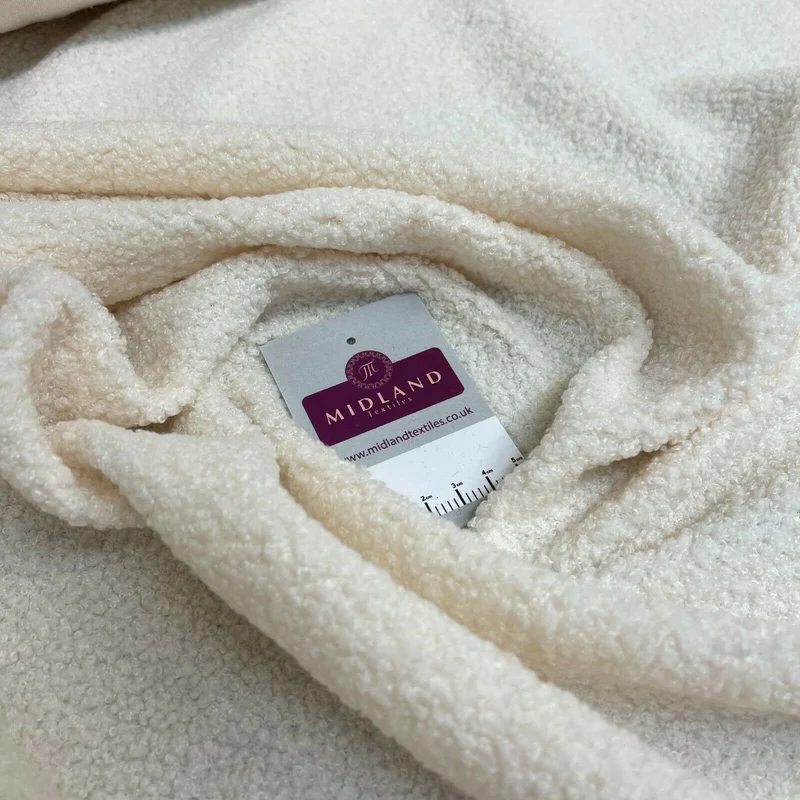 Cuddle Soft Sherpa fleece faux lambswool look clothing craft Fabric M1561 Mtex