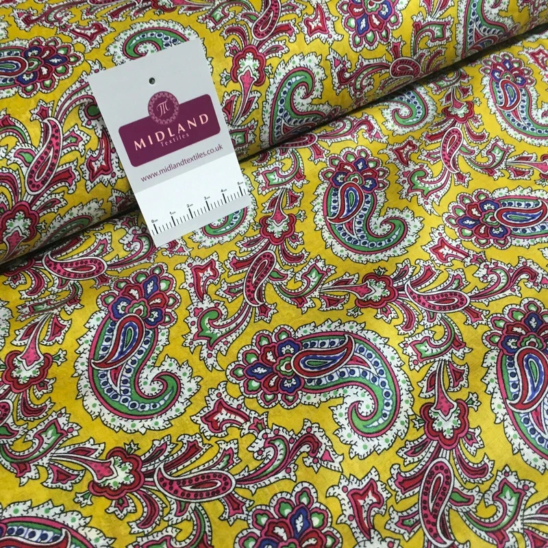 Printed 100% Cotton Floral Lawn Dress Fabric M1406