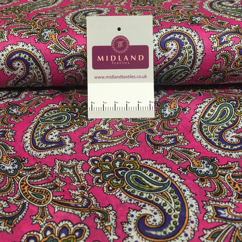 Printed 100% Cotton Floral Lawn Dress Fabric M1406