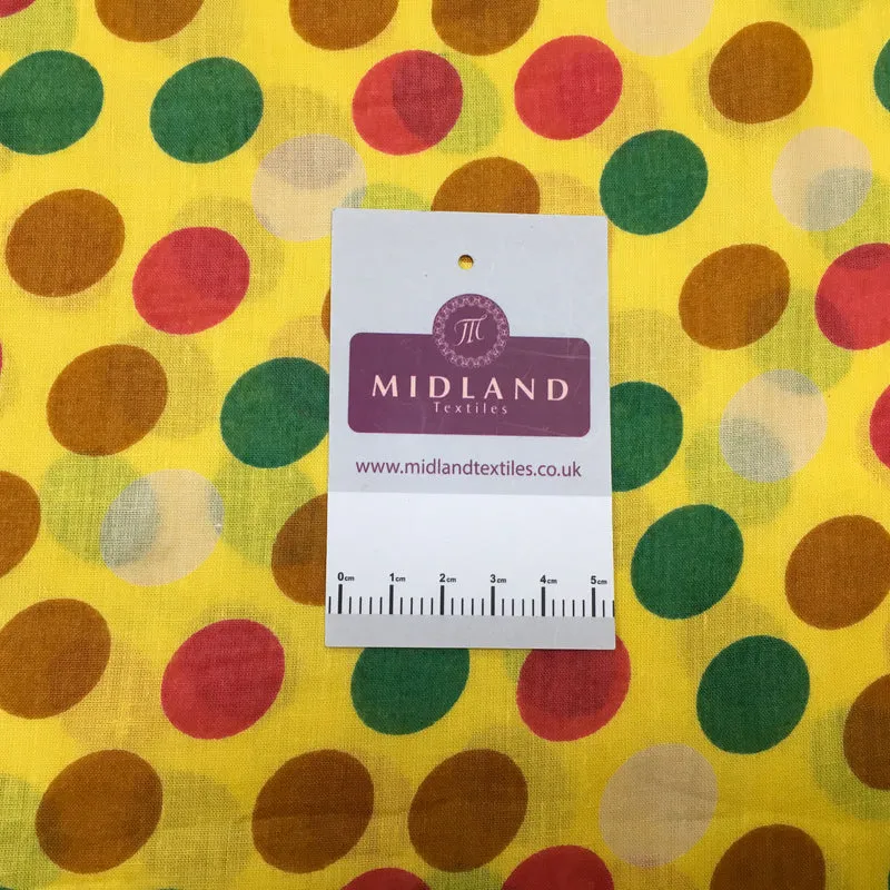 Printed 100% Combed Cotton Voile Fabric M1484
