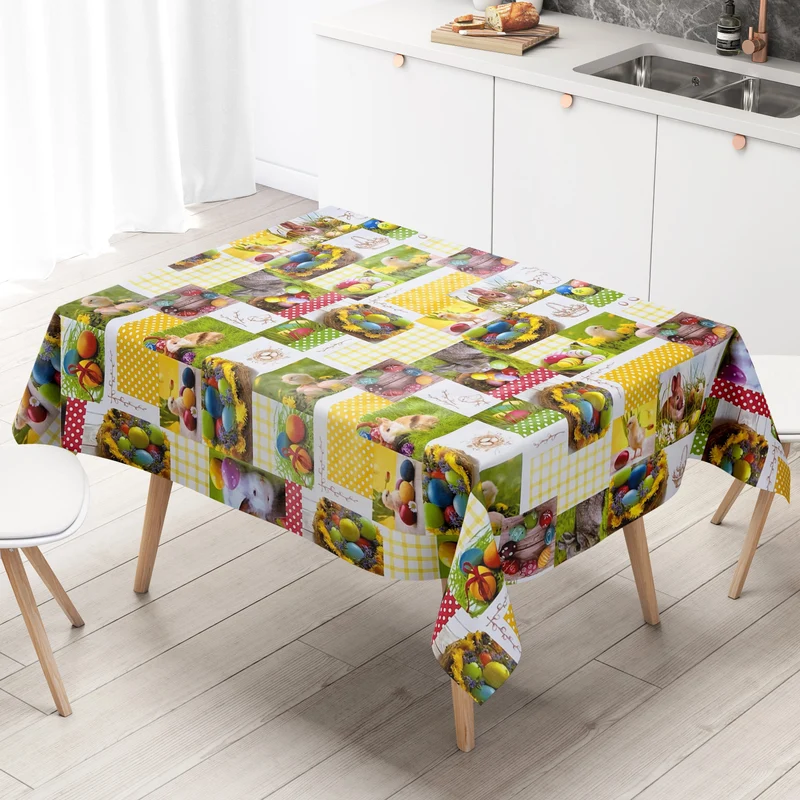 Wachstuch Rolle Meterware Rollenware 01360-00 Ostern Osterhase Ostereier
