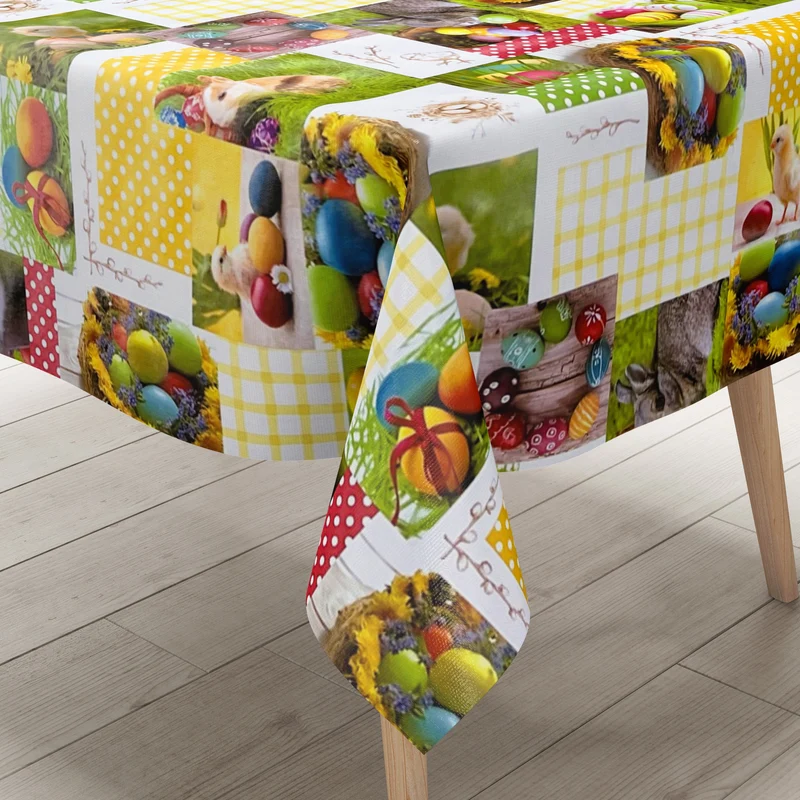 Wachstuch Rolle Meterware Rollenware 01360-00 Ostern Osterhase Ostereier