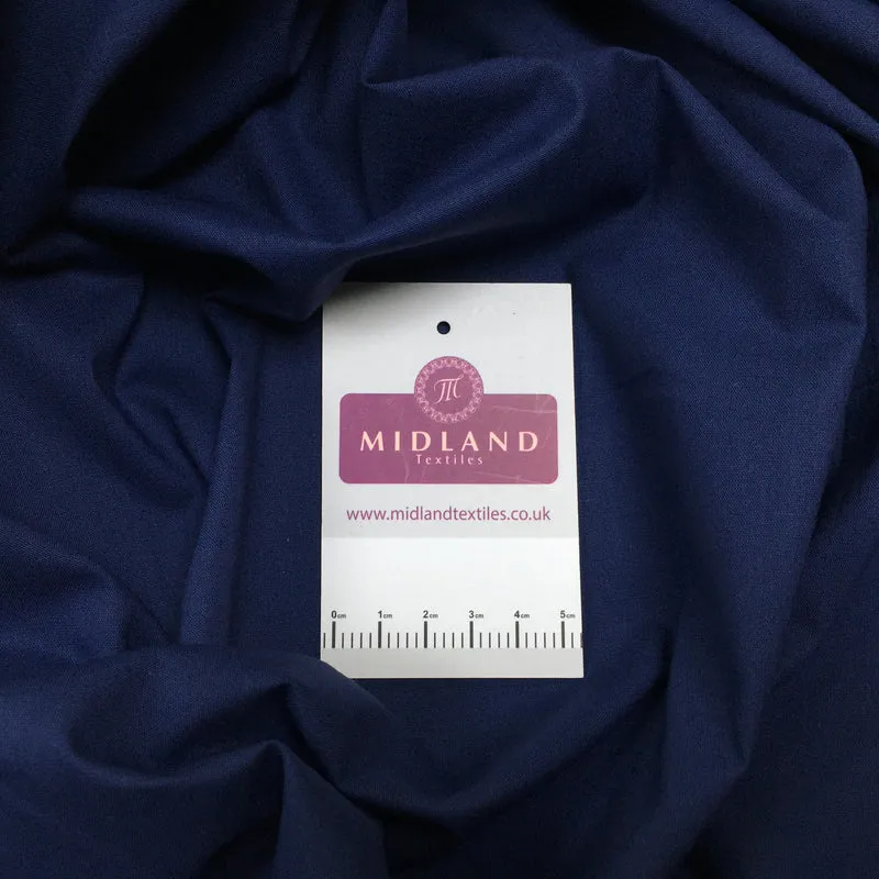 100% Cambric Egyptian Cotton Plain Poplin Fabric M1482