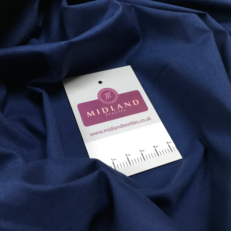 100% Cambric Egyptian Cotton Plain Poplin Fabric M1482