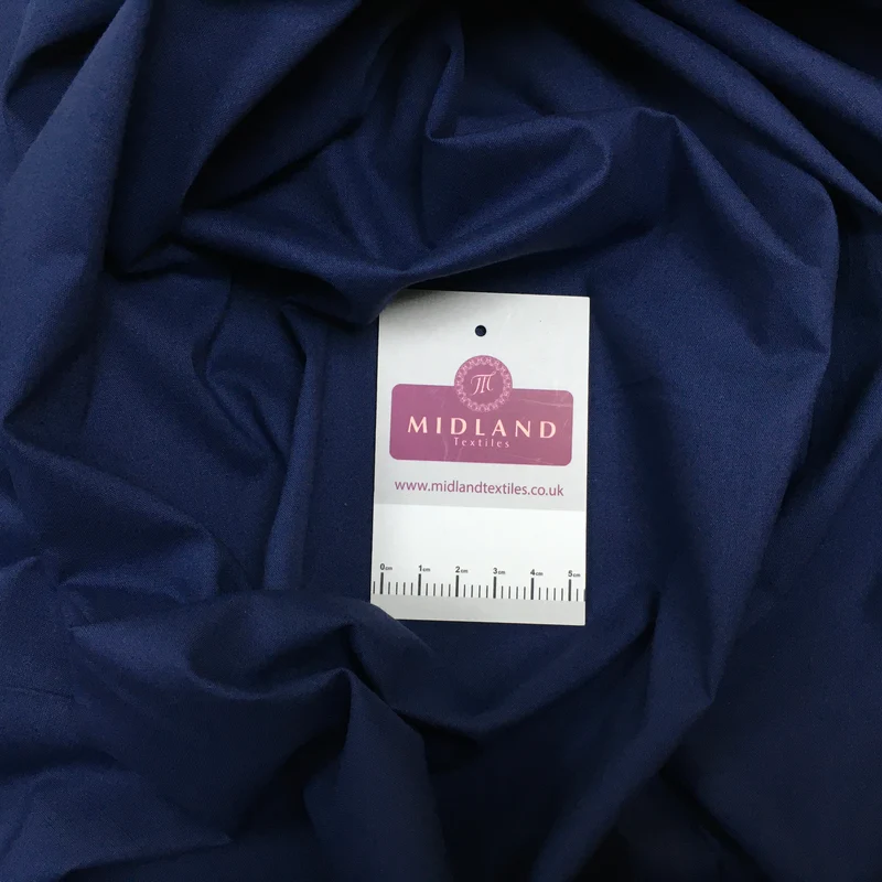 100% Cambric Egyptian Cotton Plain Poplin Fabric M1482