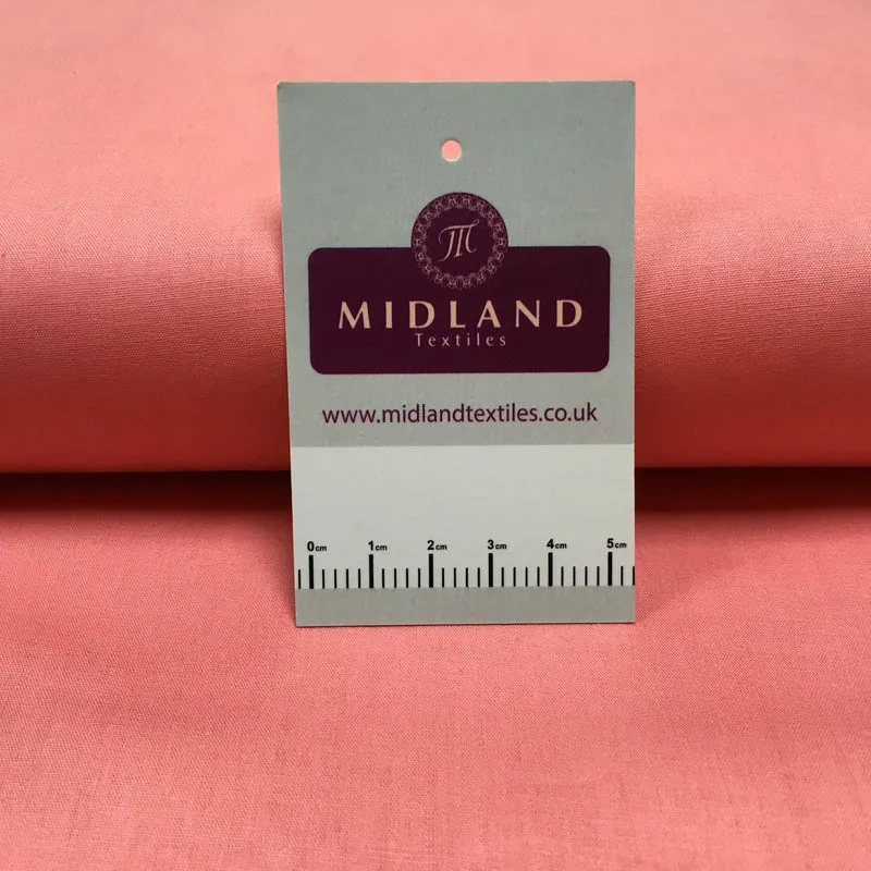 100% Cambric Egyptian Cotton Plain Poplin Fabric M1482