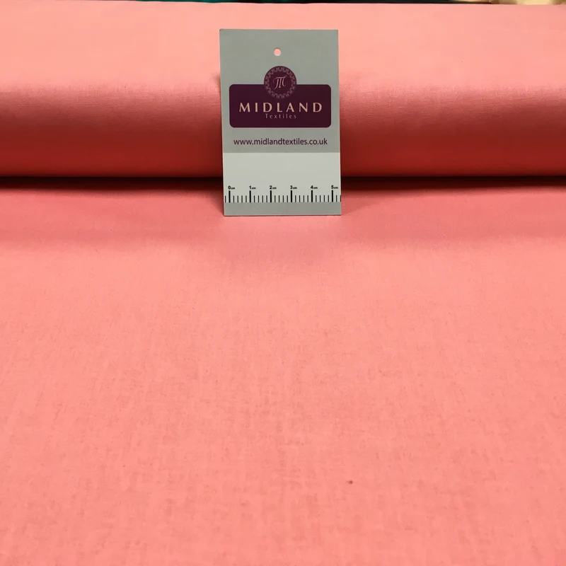 100% Cambric Egyptian Cotton Plain Poplin Fabric M1482
