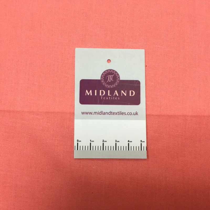 100% Cambric Egyptian Cotton Plain Poplin Fabric M1482