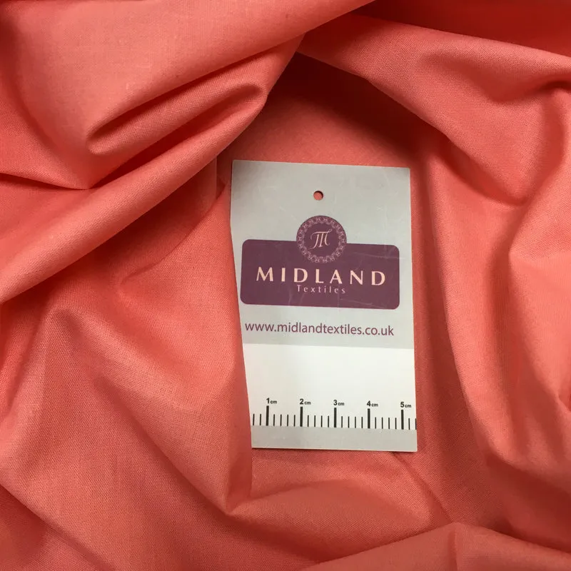 100% Cambric Egyptian Cotton Plain Poplin Fabric M1482