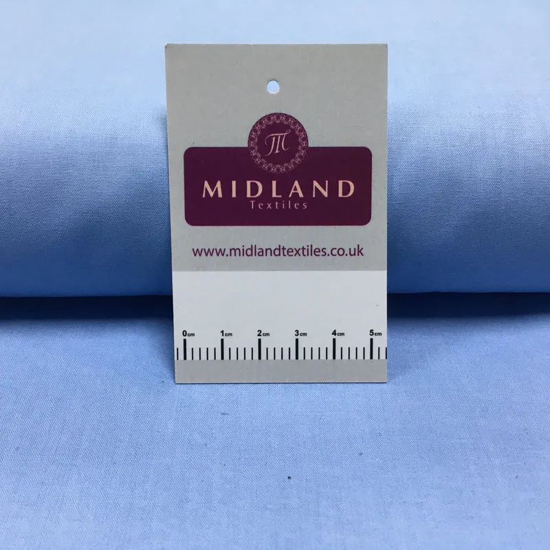 100% Cambric Egyptian Cotton Plain Poplin Fabric M1482