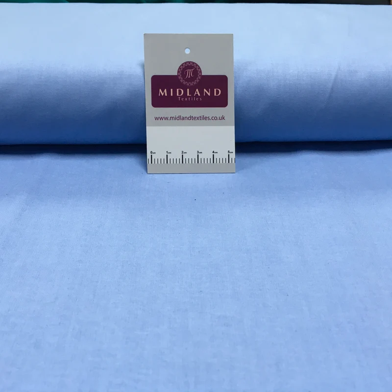 100% Cambric Egyptian Cotton Plain Poplin Fabric M1482