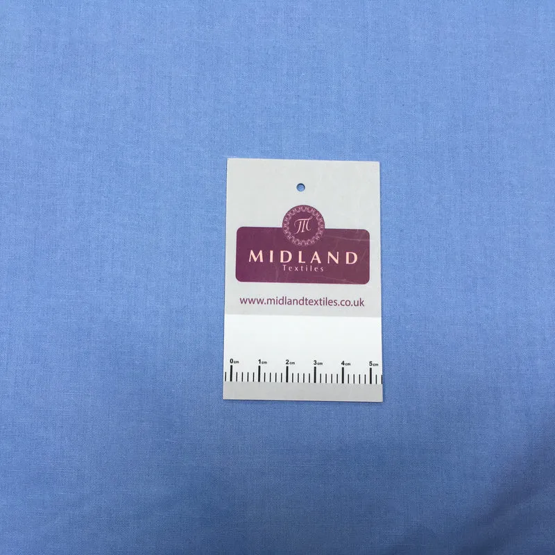 100% Cambric Egyptian Cotton Plain Poplin Fabric M1482