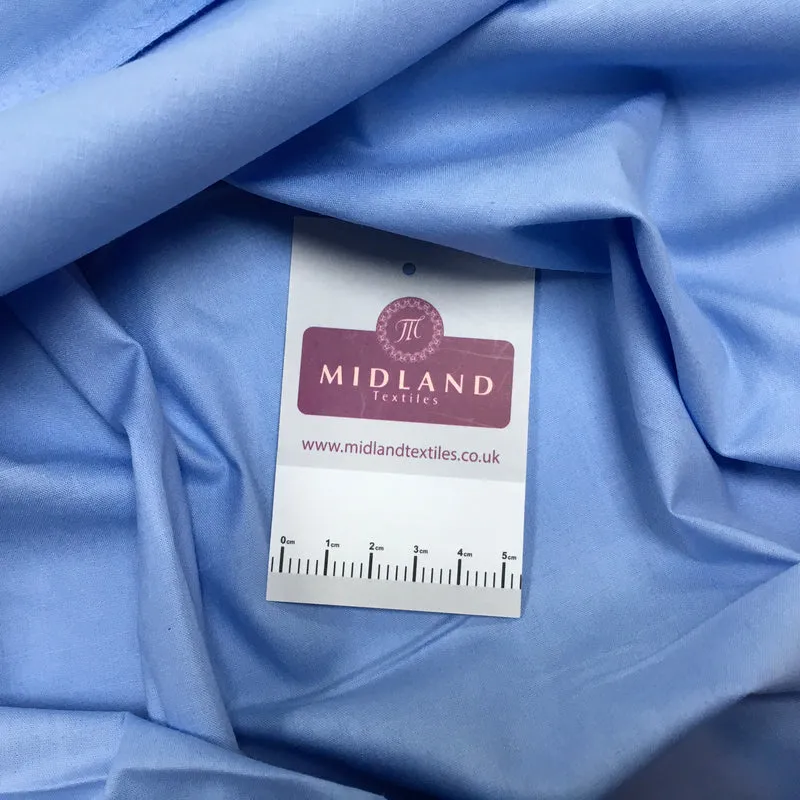 100% Cambric Egyptian Cotton Plain Poplin Fabric M1482