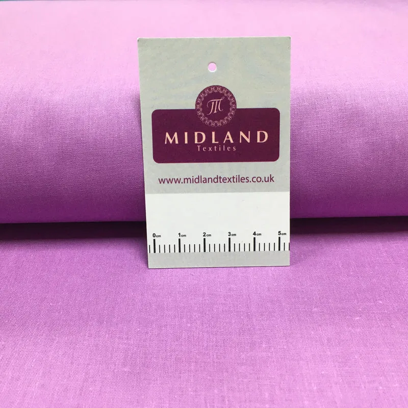 100% Cambric Egyptian Cotton Plain Poplin Fabric M1482