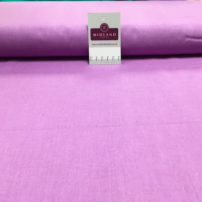 100% Cambric Egyptian Cotton Plain Poplin Fabric M1482