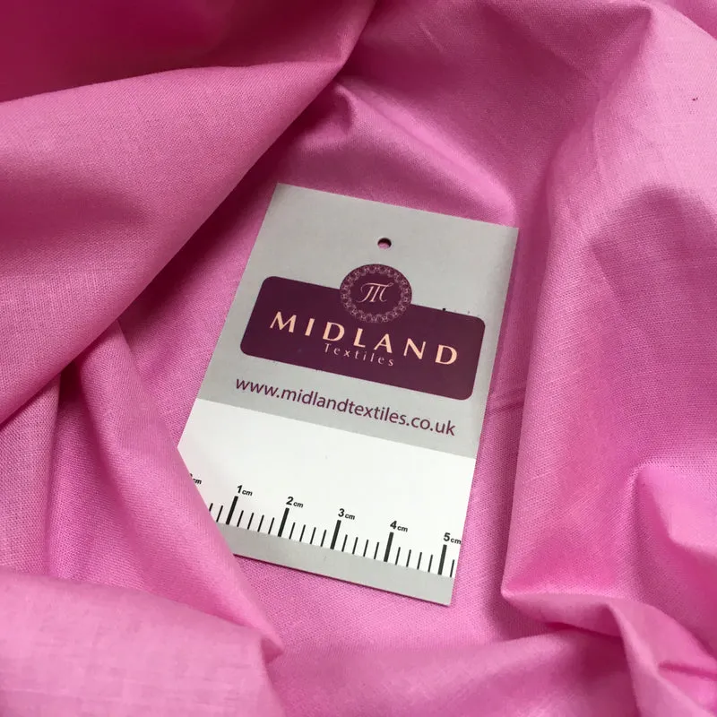 100% Cambric Egyptian Cotton Plain Poplin Fabric M1482