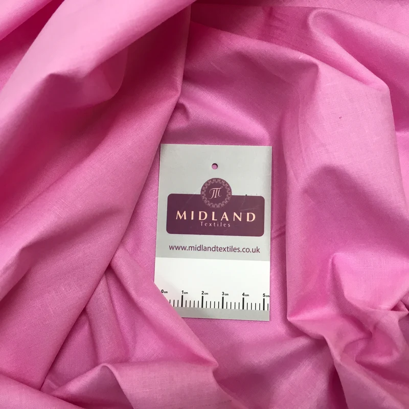 100% Cambric Egyptian Cotton Plain Poplin Fabric M1482