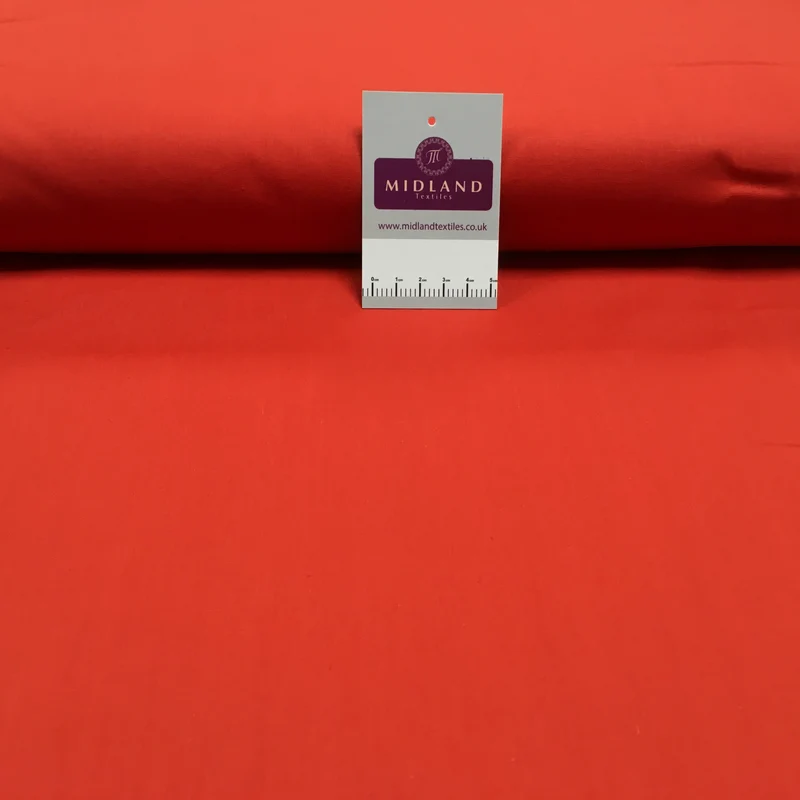 100% Cambric Egyptian Cotton Plain Poplin Fabric M1482