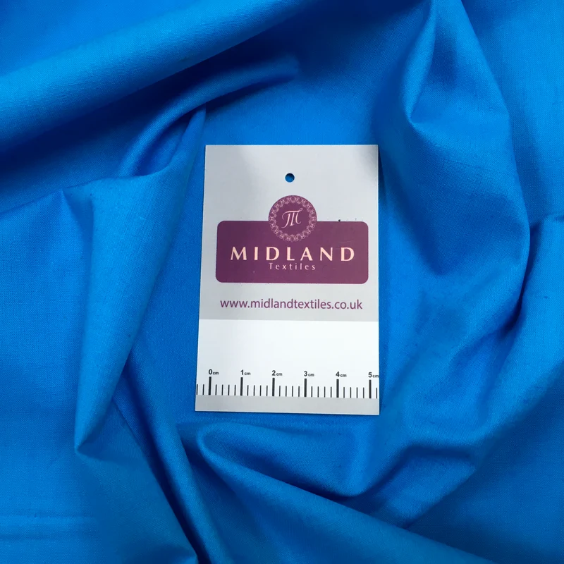 100% Cambric Egyptian Cotton Plain Poplin Fabric M1482