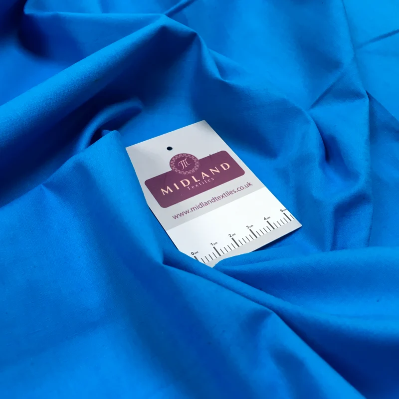 100% Cambric Egyptian Cotton Plain Poplin Fabric M1482