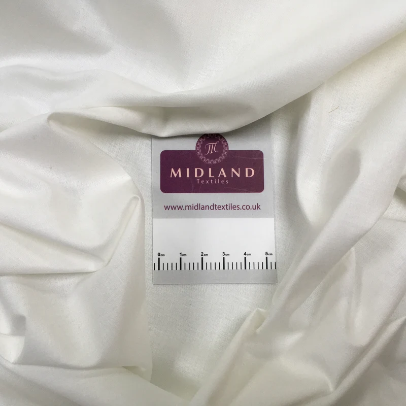 100% Cambric Egyptian Cotton Plain Poplin Fabric M1482