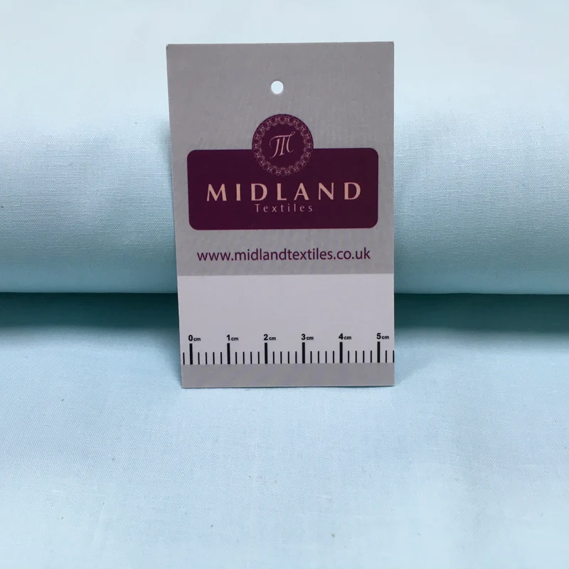 100% Cambric Egyptian Cotton Plain Poplin Fabric M1482