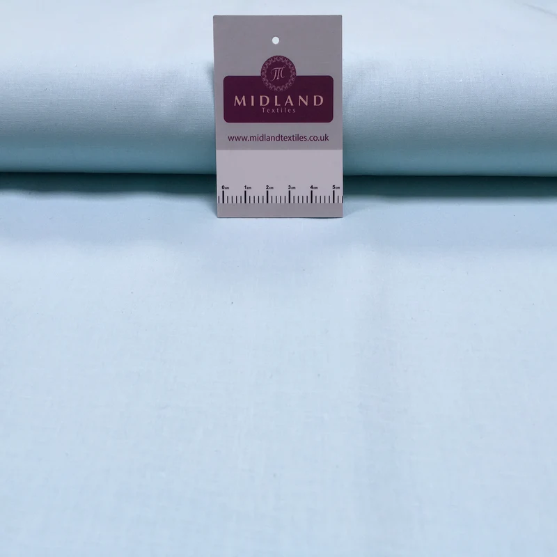 100% Cambric Egyptian Cotton Plain Poplin Fabric M1482