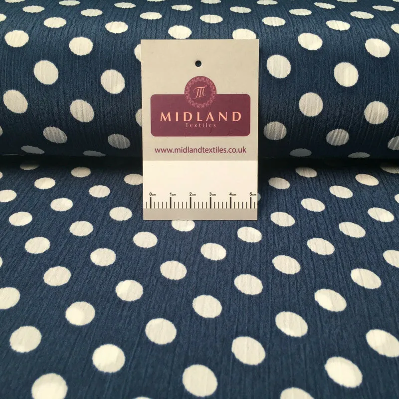 Assorted colours prints crinkle crepe Fabric M1547 Mtex