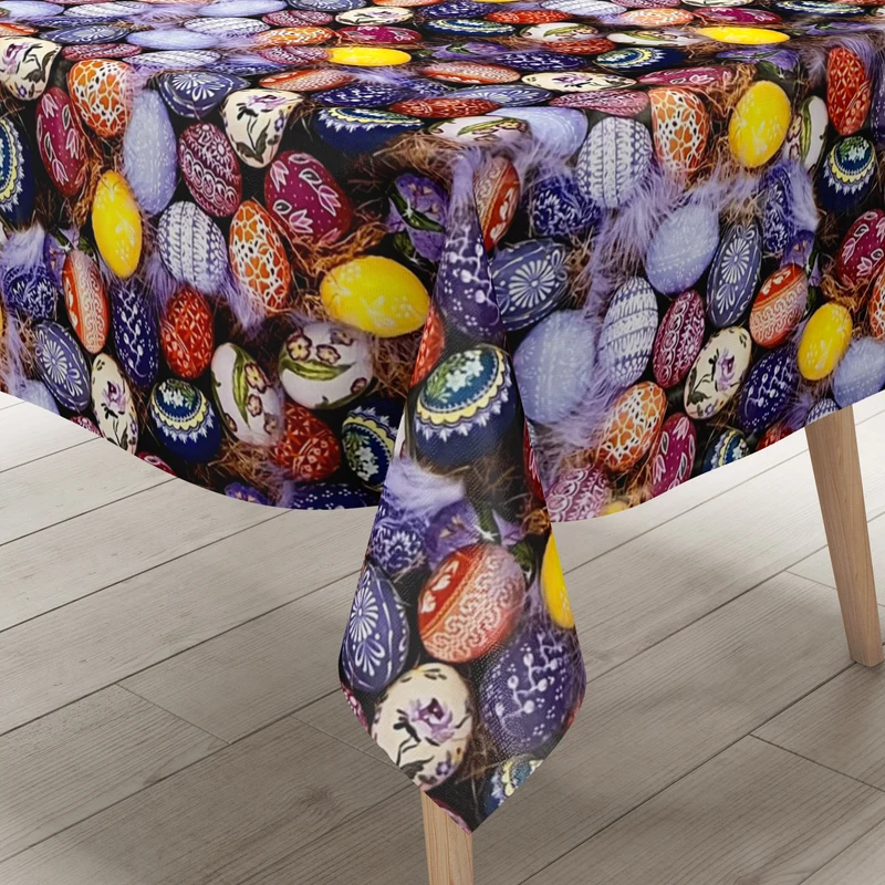 Wachstuch Rolle Meterware Rollenware 01726-00 Ostern bunte Ostereier bemalt