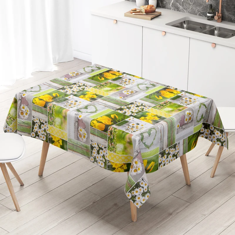 Wachstuch Rolle Meterware Rollenware B6004-01 Osterglocke Narzissen Ostern