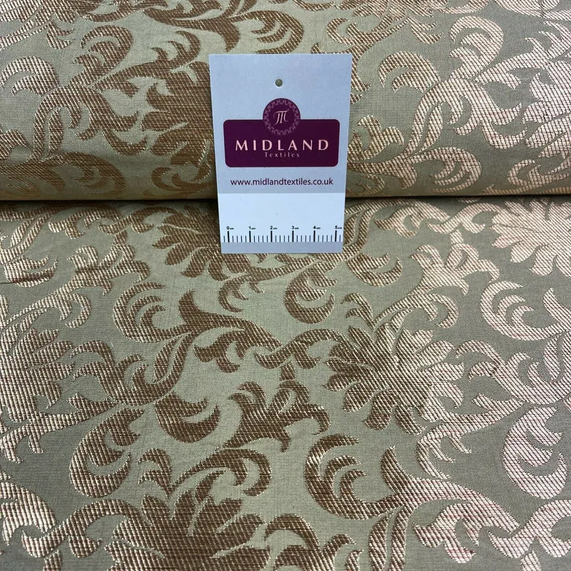 Floral ornamental Indian Brocade waistcoat fabric M1508 Mtex