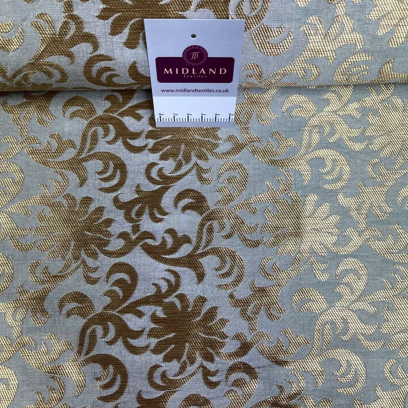 Floral ornamental Indian Brocade waistcoat fabric M1508 Mtex