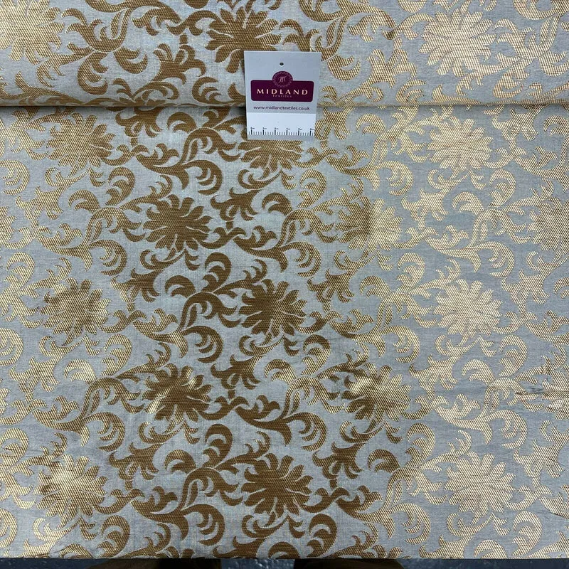 Floral ornamental Indian Brocade waistcoat fabric M1508 Mtex