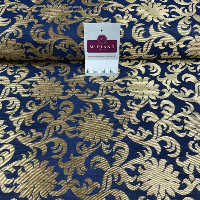 Floral ornamental Indian Brocade waistcoat fabric M1508 Mtex