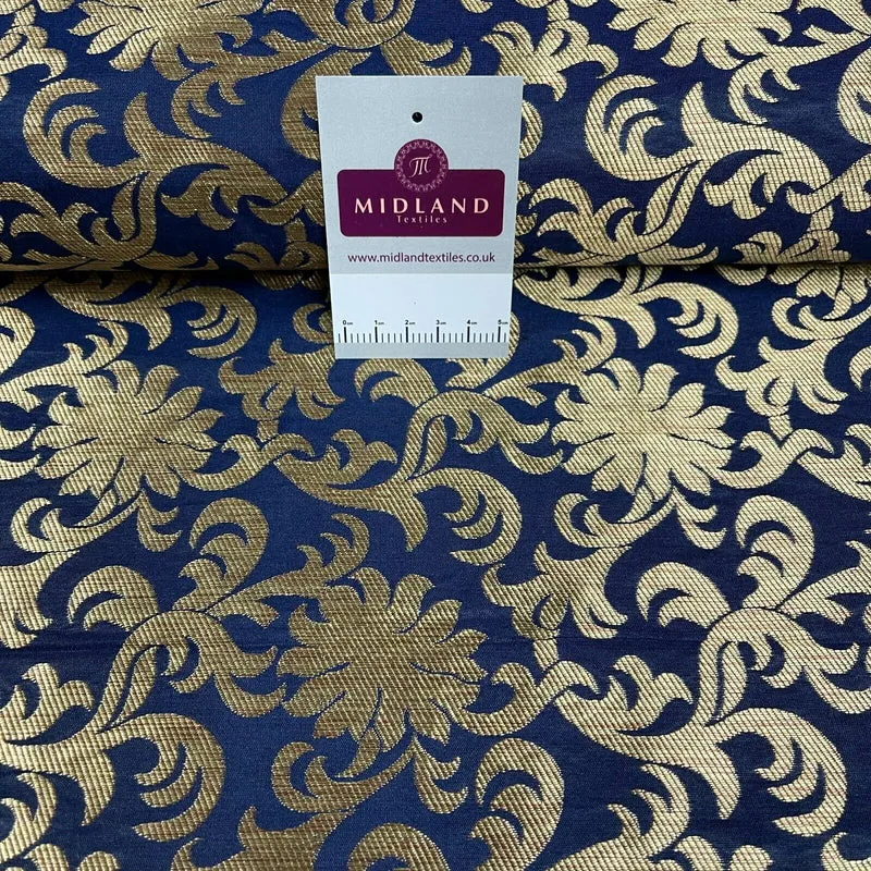 Floral ornamental Indian Brocade waistcoat fabric M1508 Mtex