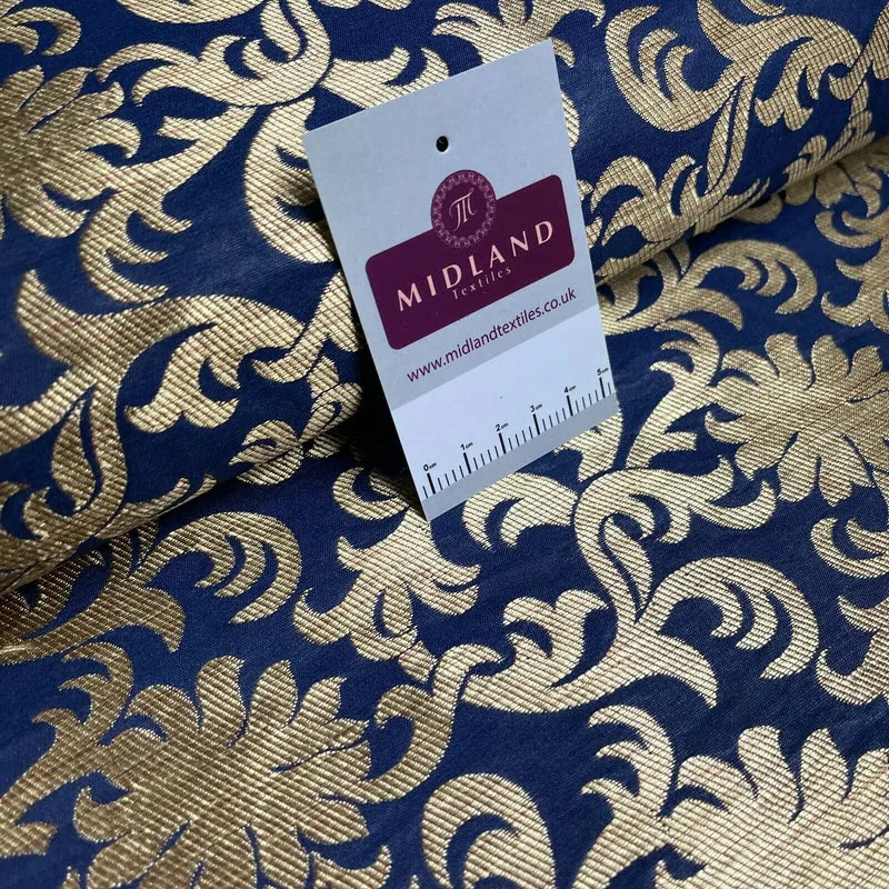 Floral ornamental Indian Brocade waistcoat fabric M1508 Mtex