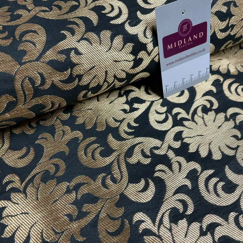 Floral ornamental Indian Brocade waistcoat fabric M1508 Mtex