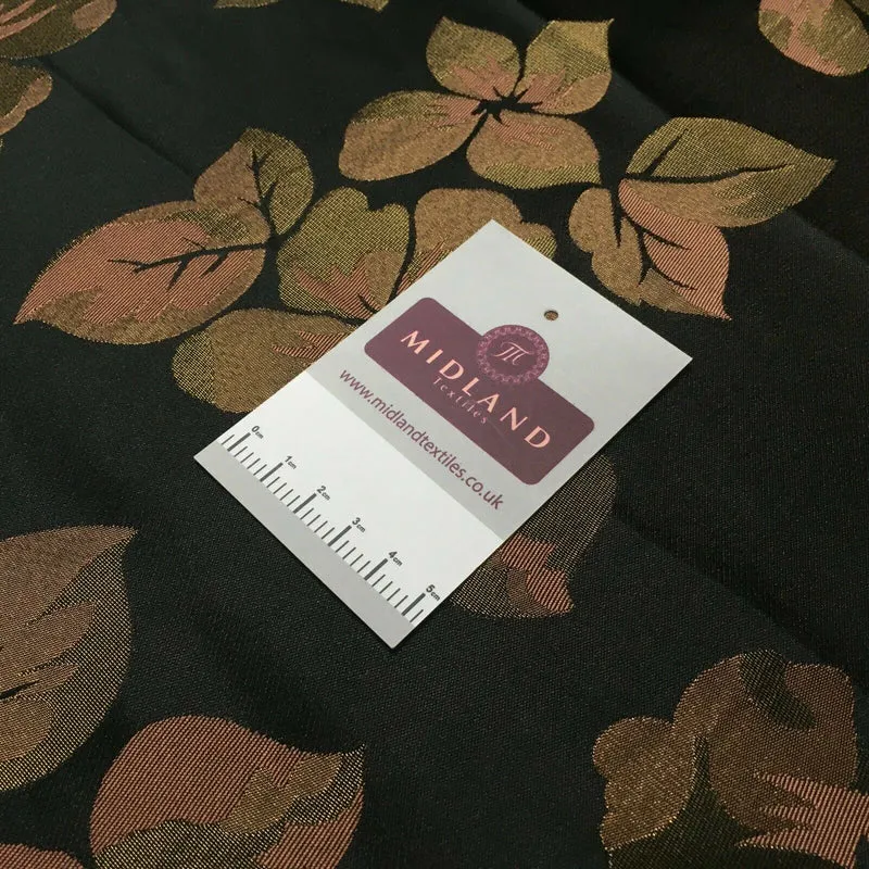 Indian floral Brocade wedding waistcoat fabric M1507 Mtex