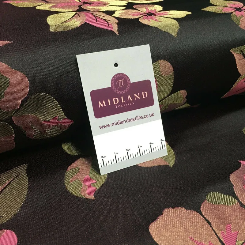 Indian floral Brocade wedding waistcoat fabric M1507 Mtex