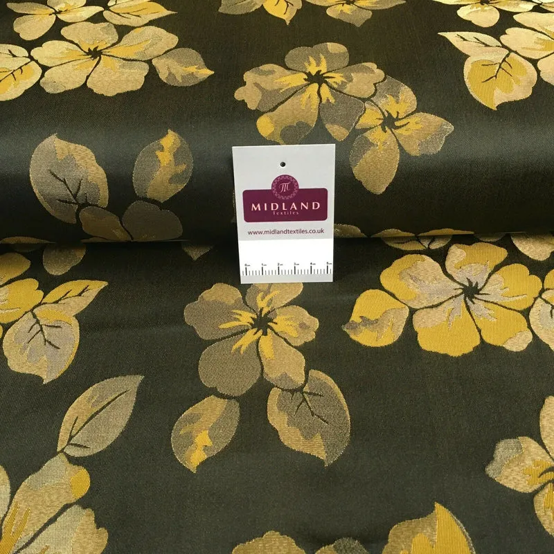 Indian floral Brocade wedding waistcoat fabric M1507 Mtex