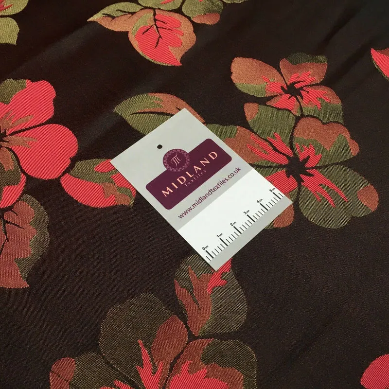 Indian floral Brocade wedding waistcoat fabric M1507 Mtex