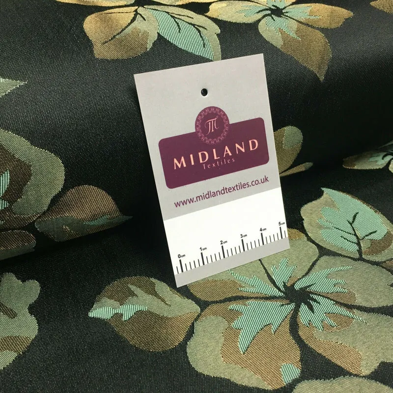 Indian floral Brocade wedding waistcoat fabric M1507 Mtex