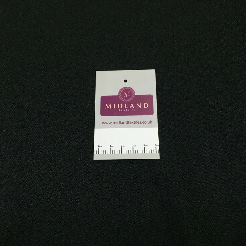 Navy Blue Georgette Elastane Fabric M1472