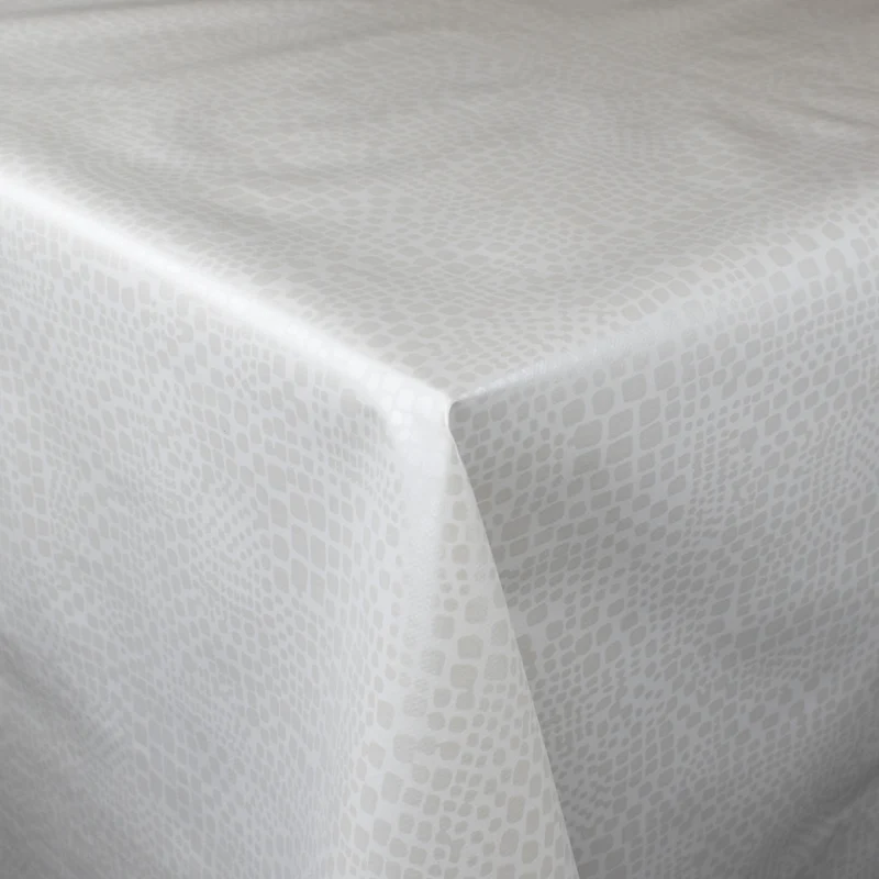 Wachstuch Tischdecke C144161 Pearl weiß eckig rund oval