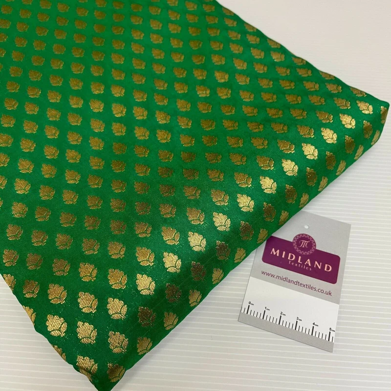 Indian Handloom brocade wedding fabric M1536 Mtex