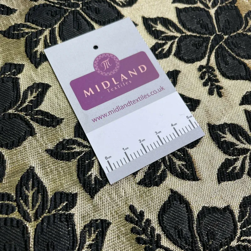 Floral Indian Brocade dress waistcoat fabric M1501 Mtex