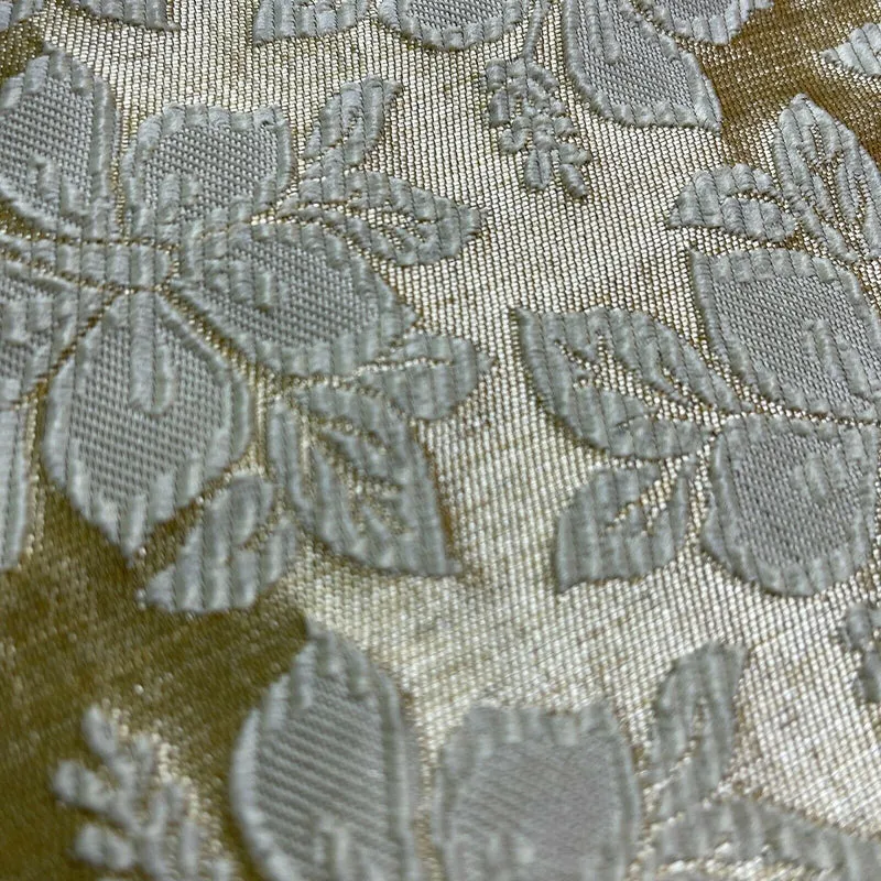 Floral Indian Brocade dress waistcoat fabric M1501 Mtex