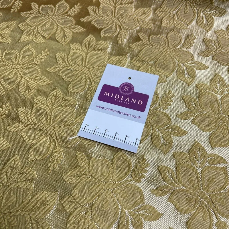Floral Indian Brocade dress waistcoat fabric M1501 Mtex