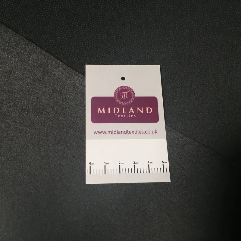 Black Medium weight iron on interfacing Fusible Fabric M1408 Mtex